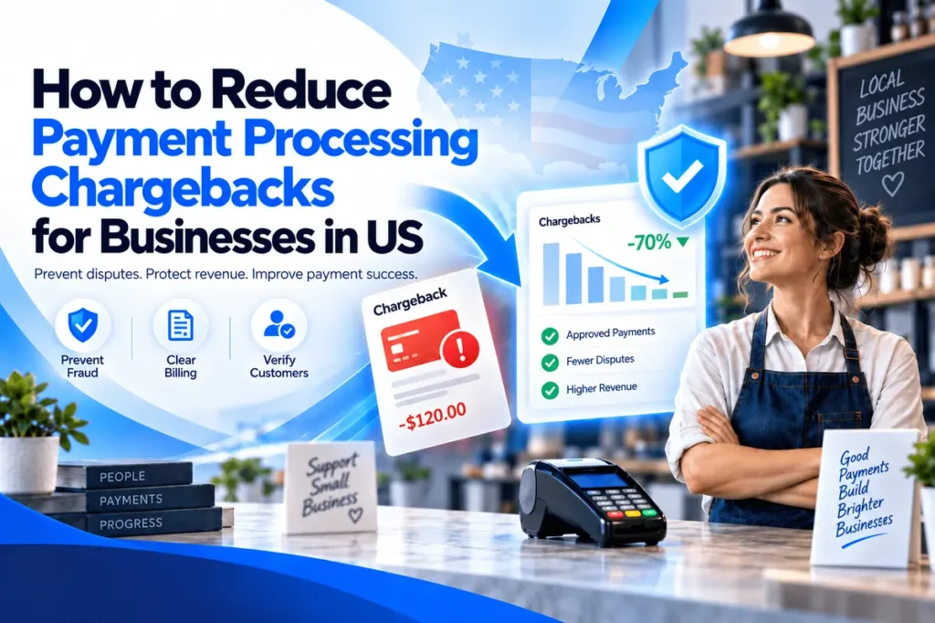 a retail business girl seeking info on How to Reduce Payment Processing Chargebacks